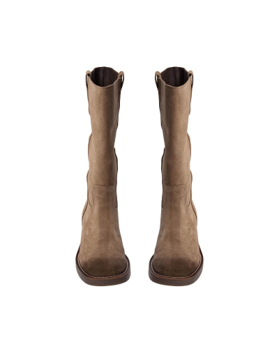 Sofie Schnoor Juliane suede boot dark sand