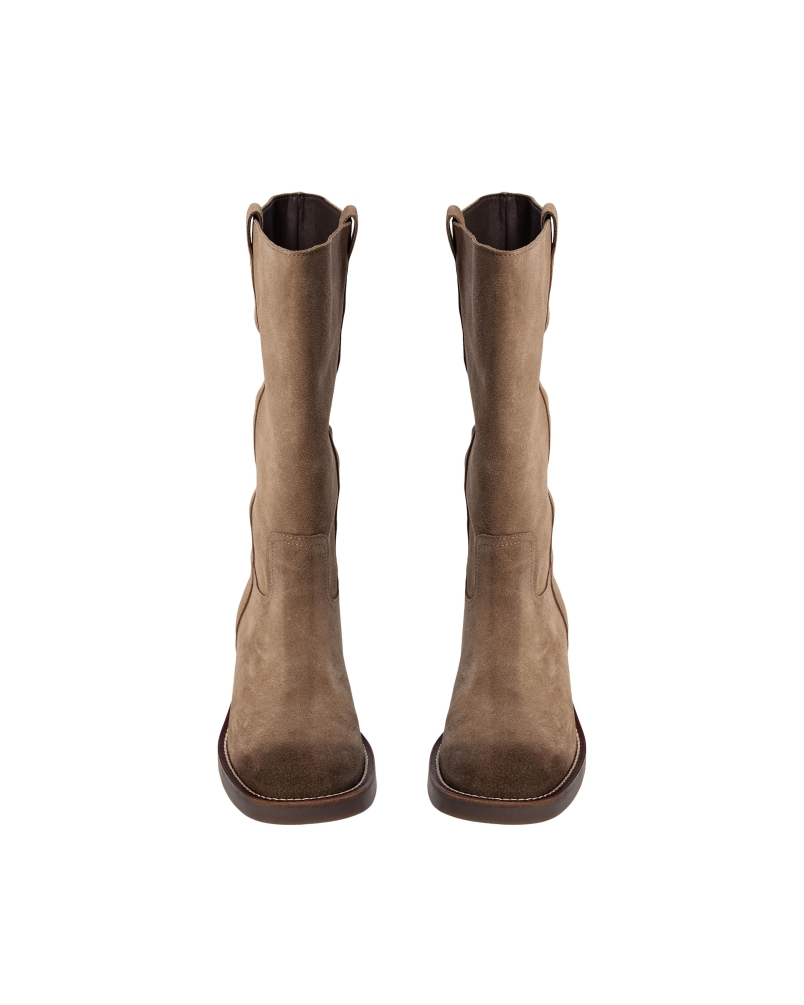 Sofie Schnoor Juliane suede boot dark sand