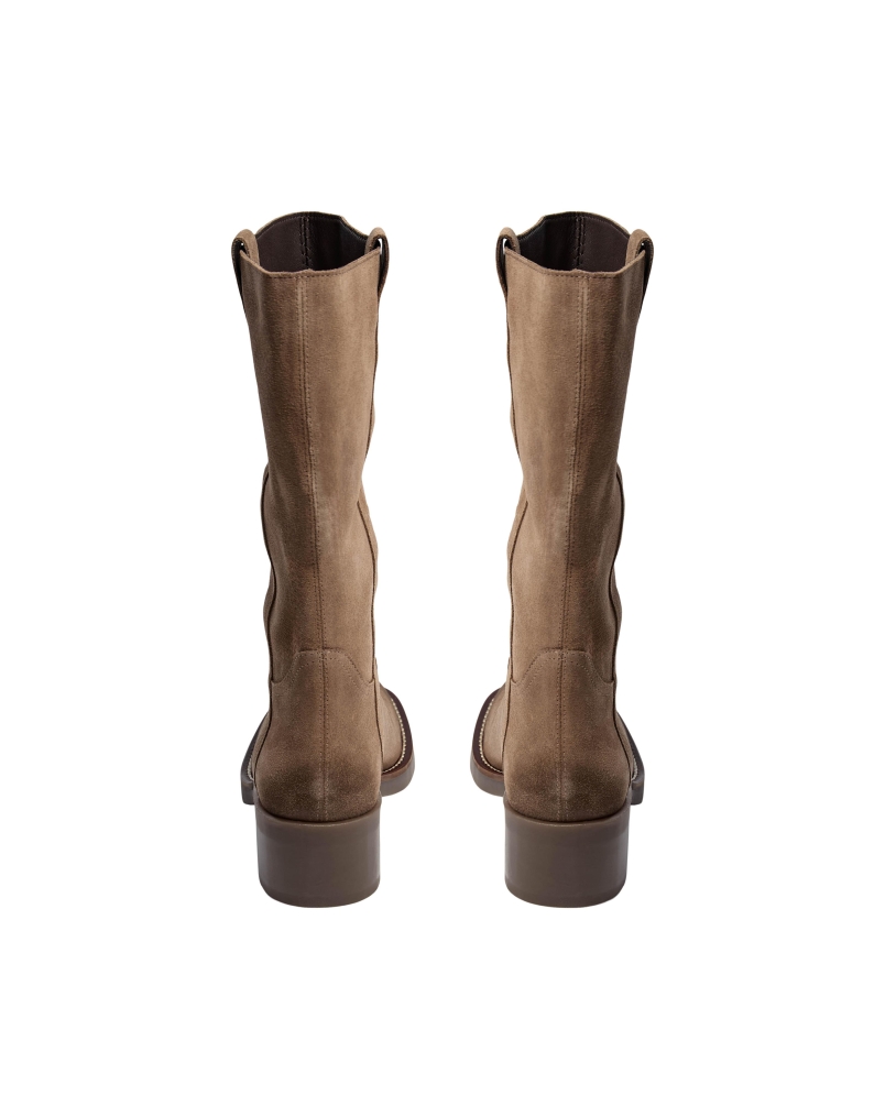 Sofie Schnoor Juliane suede boot dark sand