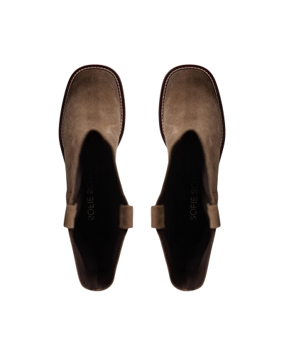 Sofie Schnoor Juliane suede boot dark sand