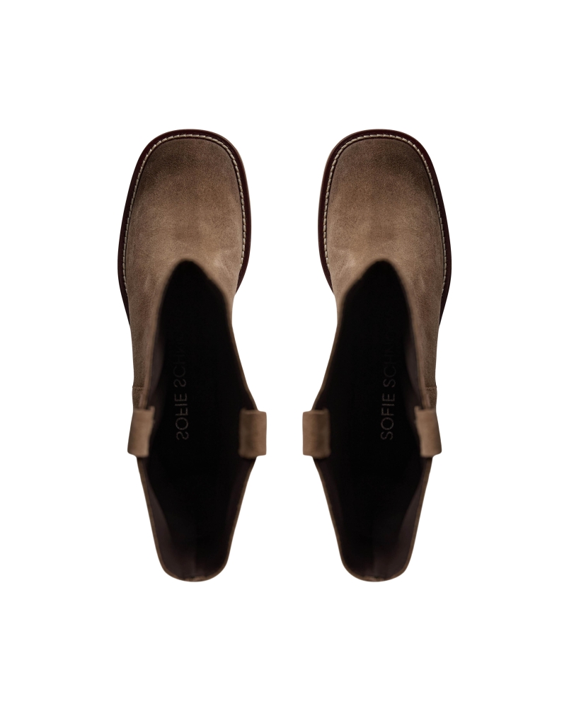 Sofie Schnoor Juliane suede boot dark sand