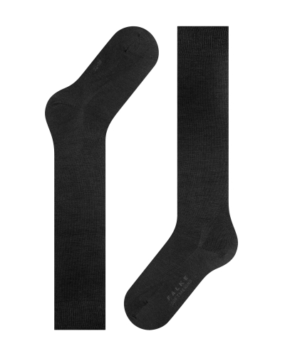 Falke Softmerino dames kniekousen black-
