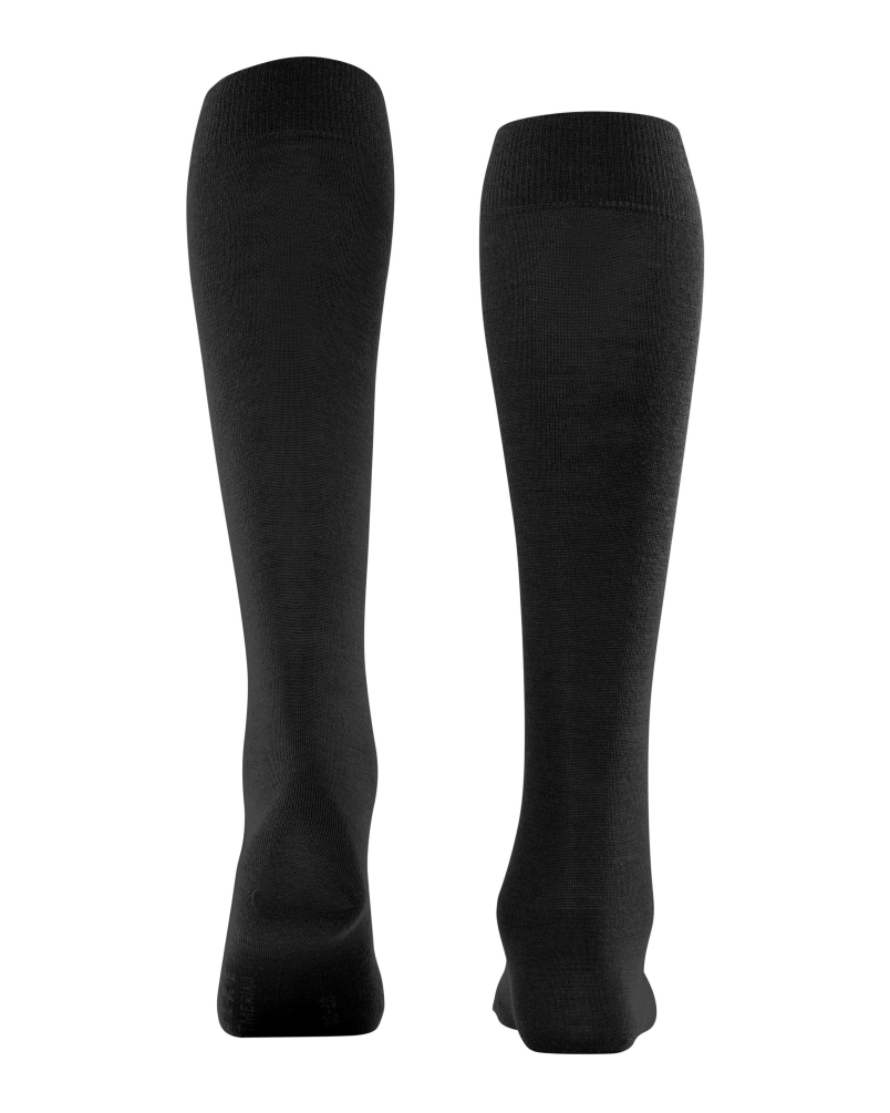 Falke Softmerino dames kniekousen black-