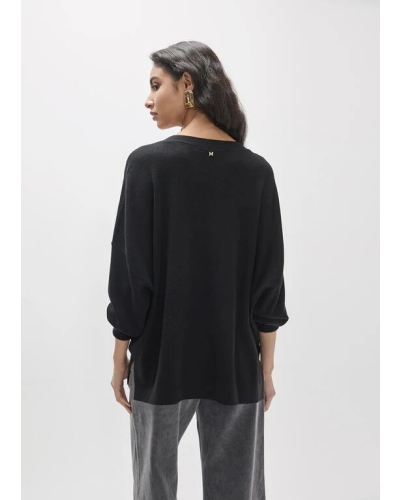 Lola Casademunt Oversized Cardigan multicolor Buttons black