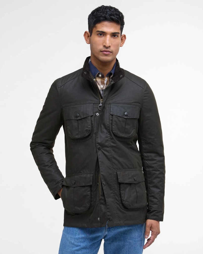 Barbour Corbridge wax jacket olive