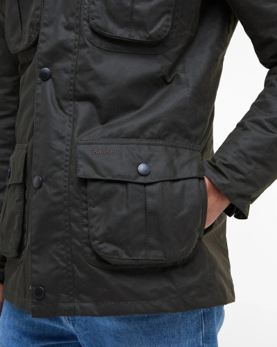 Barbour Corbridge wax jacket olive