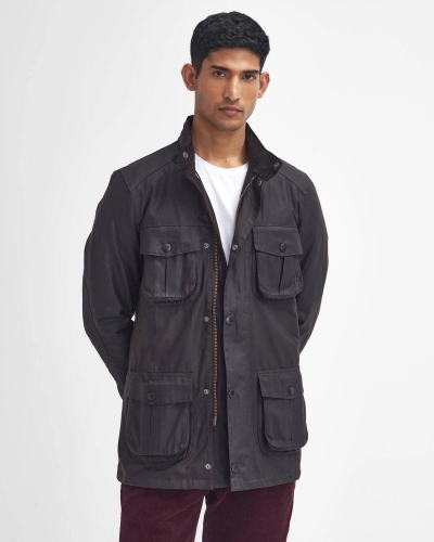 Barbour Corbridge wax jacket olive