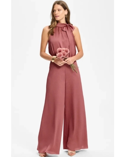 SWING Swing Jumpsuit with satin tie