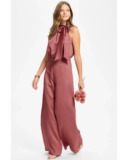 SWING Swing Jumpsuit with satin tie