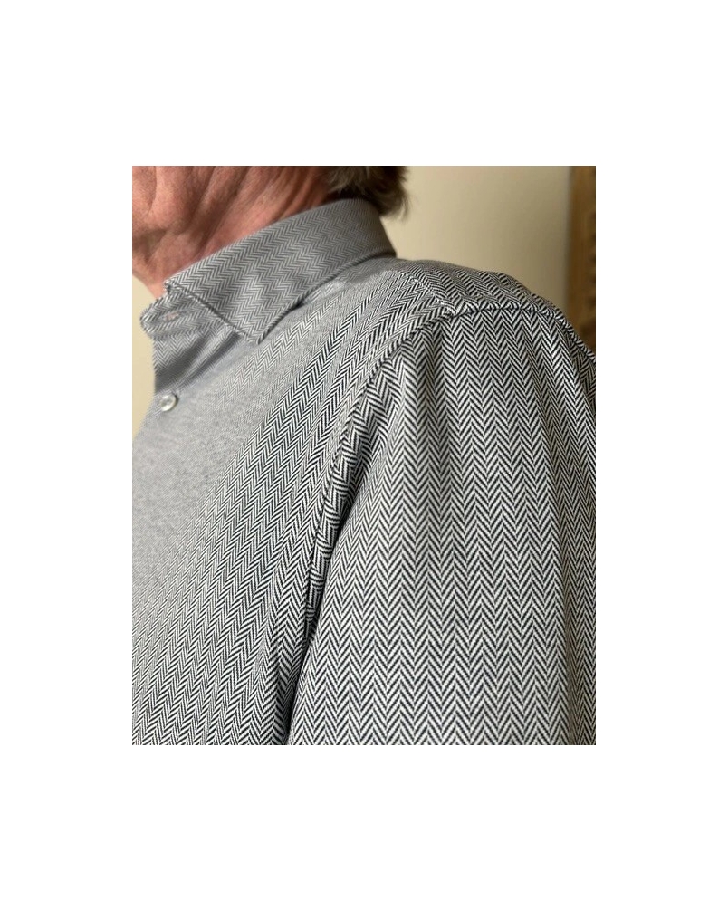 De Vent Henry black white herringbone black white herringbone