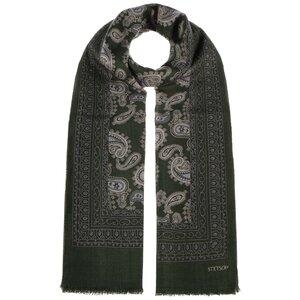 Stetson Scarf wool paisley print brown-4