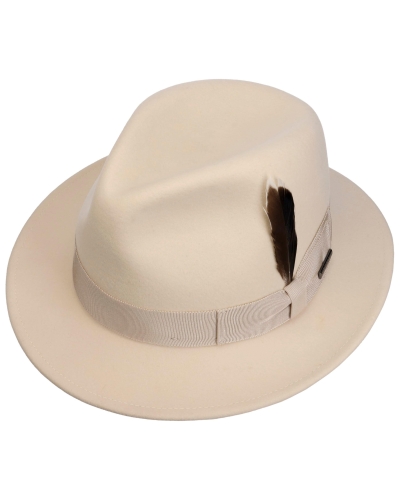 Stetson Traveller woolfelt/cashmere wool white