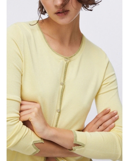 LIU.JO Liu Jo Cardigan with slits yellow