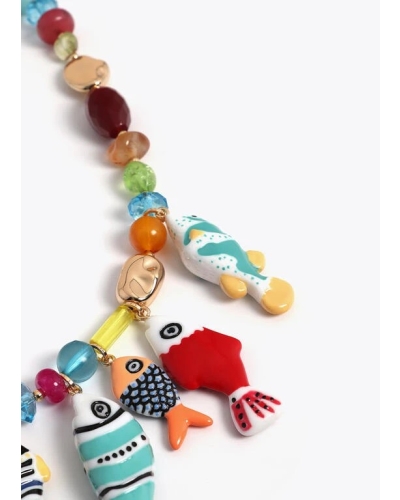 Lola Casademunt Necklace fish multicolor