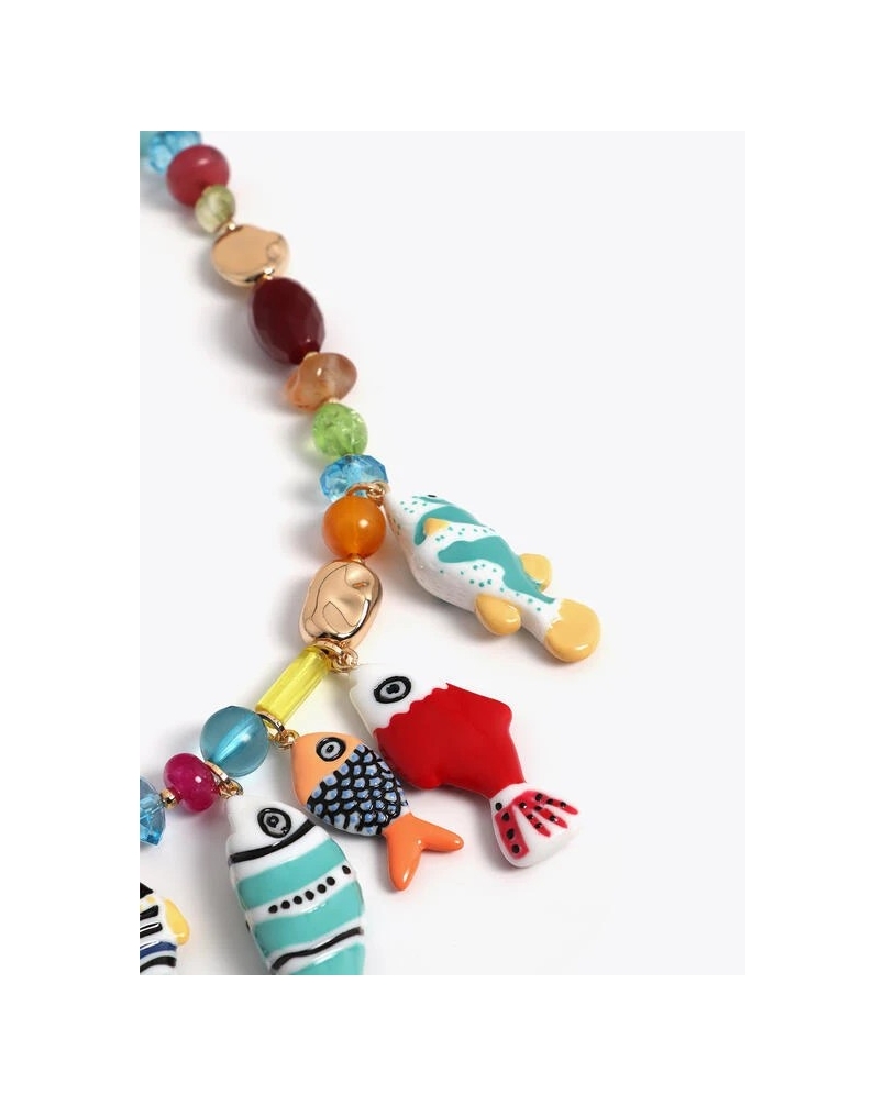 Lola Casademunt Necklace fish multicolor