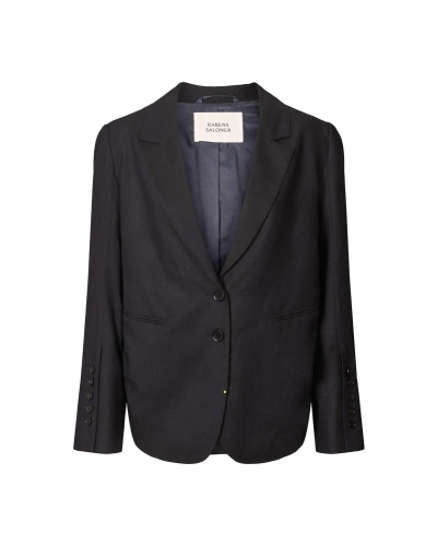 Rabens Saloner Drapy tailoring jacket sabira midnight