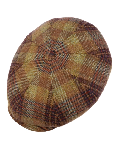 Stetson 8-Panel cap wool garage theme karo/glencheck