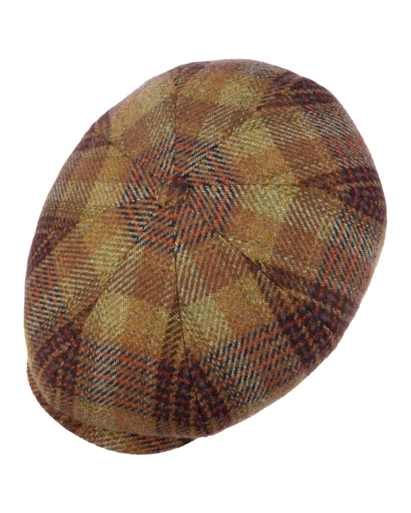 Stetson 8-Panel cap wool garage theme karo/glencheck