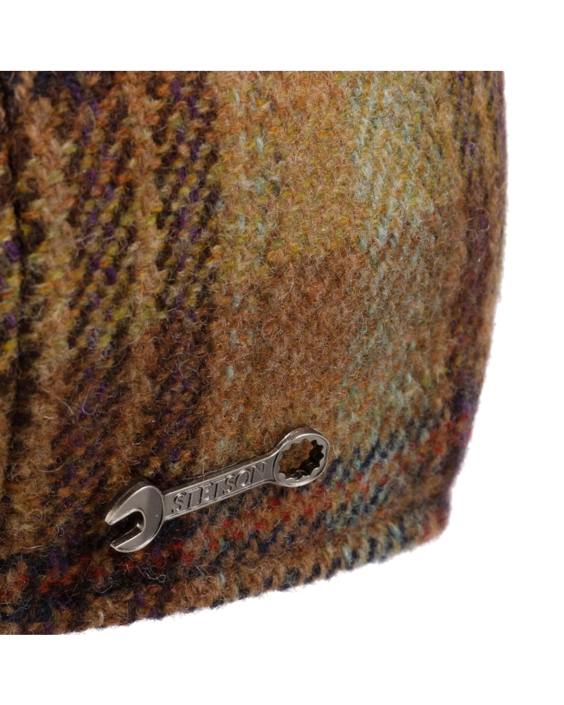 Stetson 8-Panel cap wool garage theme karo/glencheck