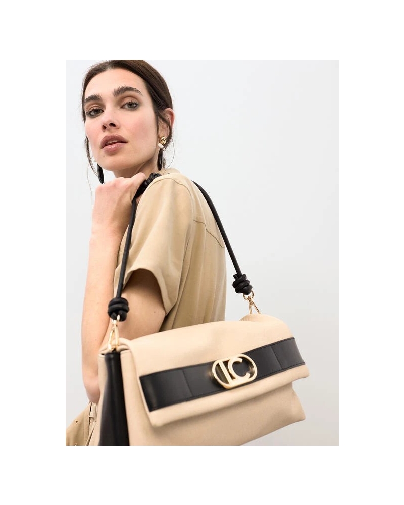 Lola Casademunt Shoulder bag sand black sand/black