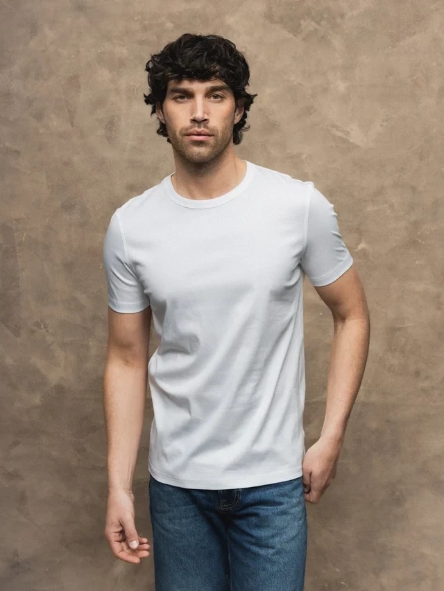 Mos Mosh Gallery Perry O-SS Tee white