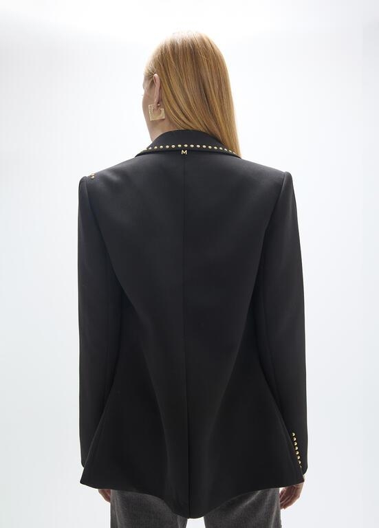 Lola Casademunt Studded rows blazer with images black