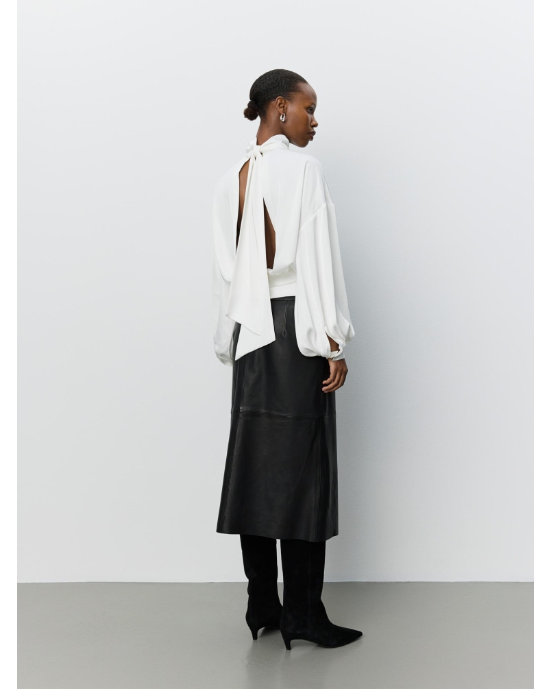 Sofie Schnoor Amber satin blouse off white