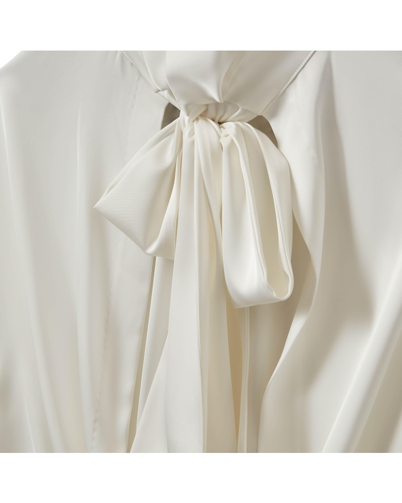 Sofie Schnoor Amber satin blouse off white