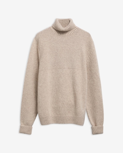 Barbour Northcliffe Submariner rollneck jumper fog