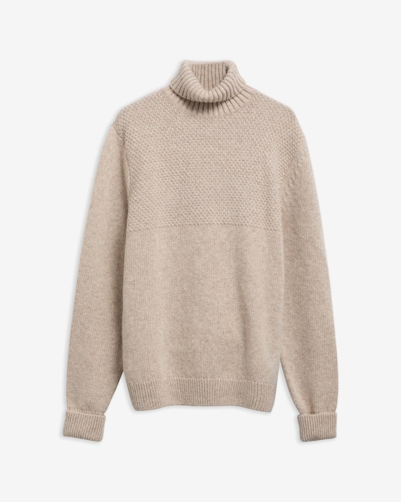 Barbour Northcliffe Submariner rollneck jumper fog