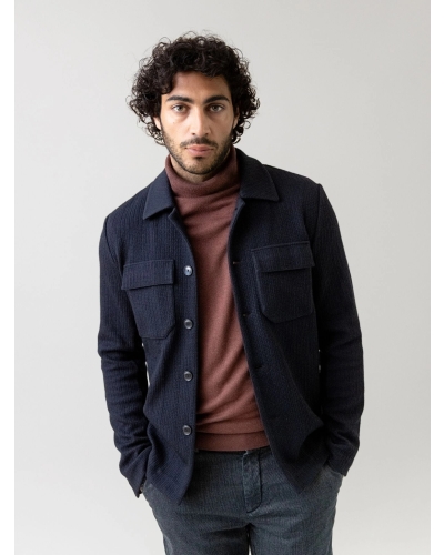 Mos Mosh Gallery Adam Soft Roll Neck Knit cocoa brown