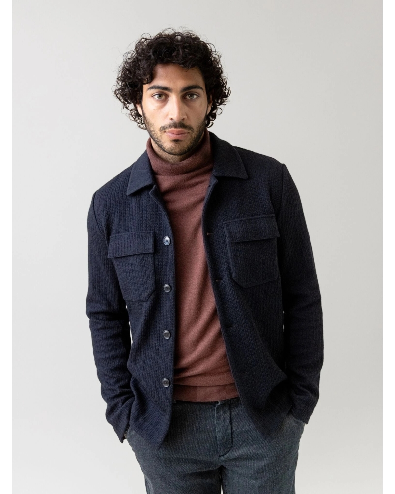 Mos Mosh Gallery Adam Soft Roll Neck Knit cocoa brown