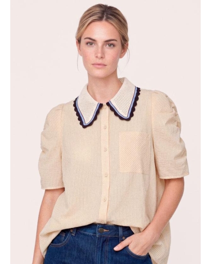 GOSSIA Gossia Ally blouse soft lemon stripes