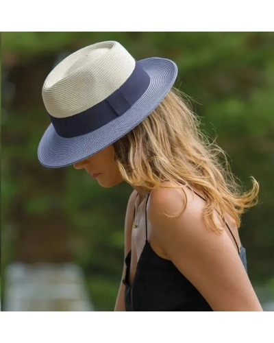 House of Ord Naledi Fedora ivory/blue