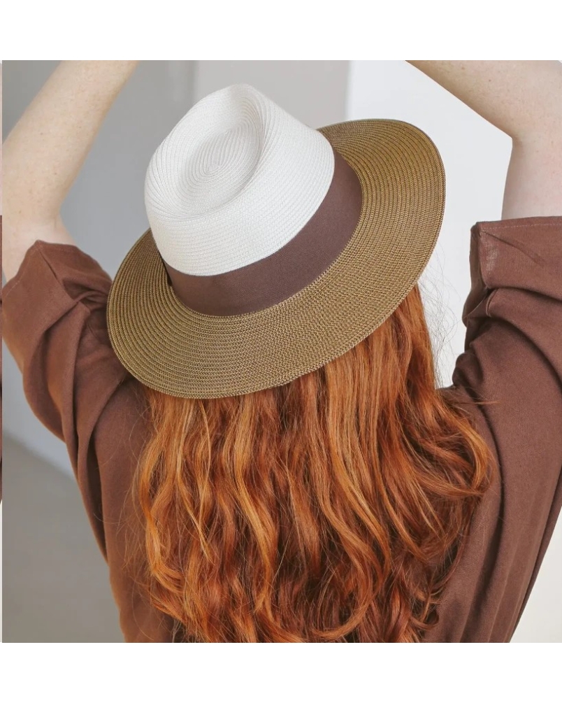 House of Ord Naledi Fedora ivory/blue