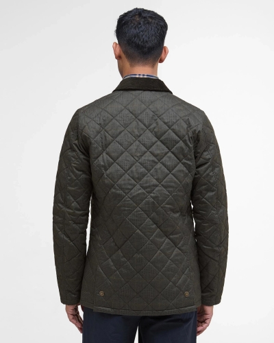 Barbour Heritage Liddesdale quilt navy