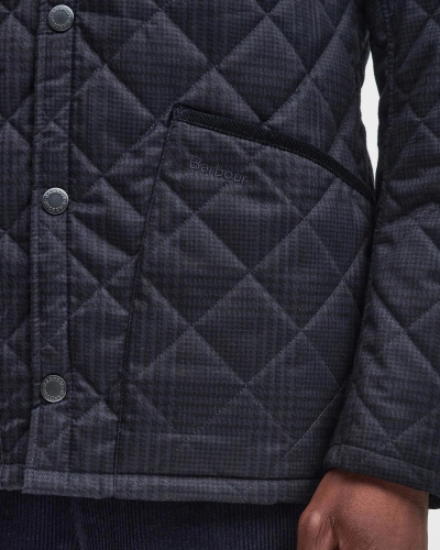 Barbour Heritage Liddesdale quilt navy