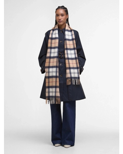 Barbour Tartan scarf brown brown