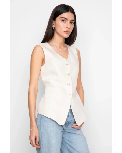 Camilla Pihl Angel vest cream cream