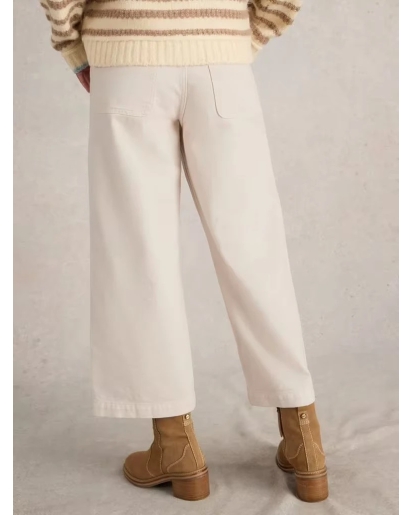 WHITE STUFF White Stuff Tia cropped wide leg jeans