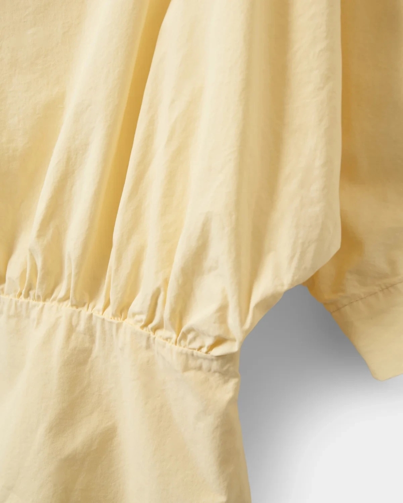 Sofie Schnoor Mikka boat-neck blouse light yellow