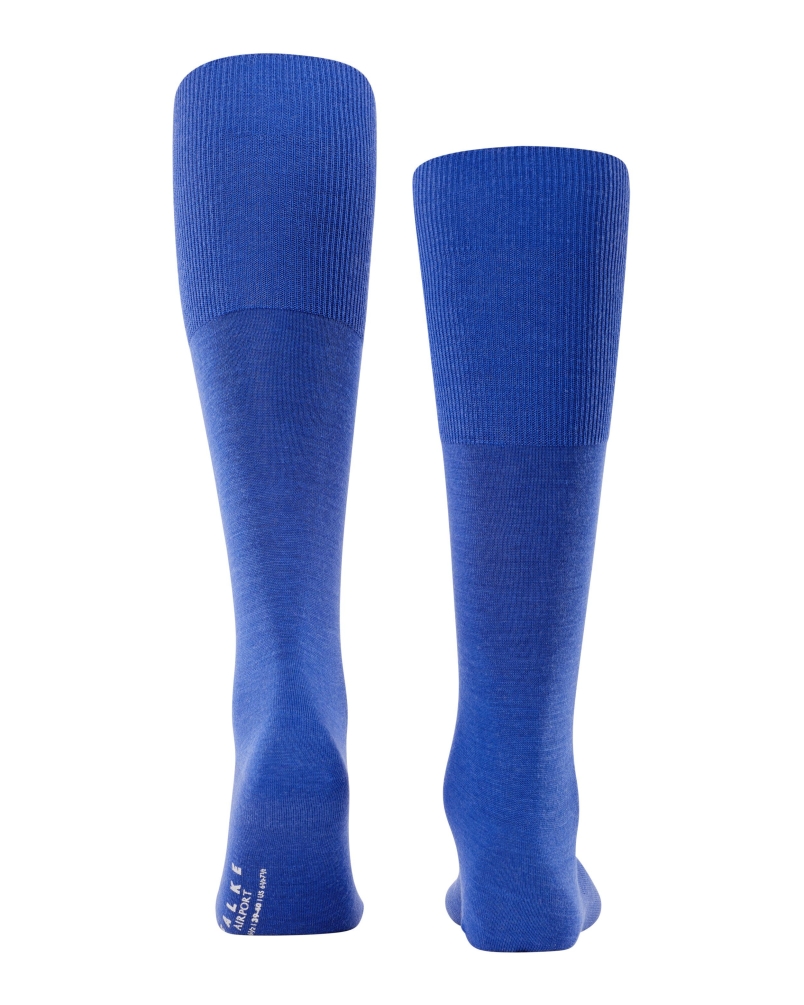 Falke Airport heren kniekousen sapphire
