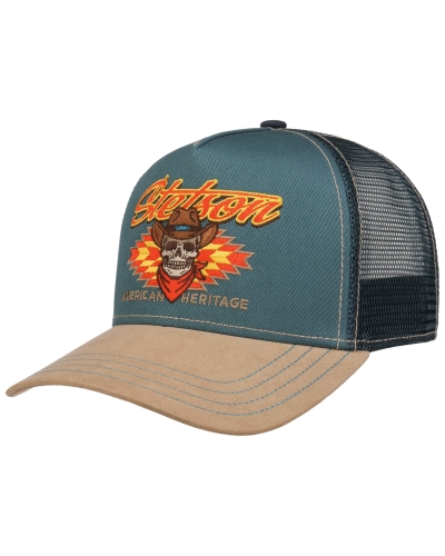 Stetson Trucker cap Cowboy 64 - beige/green