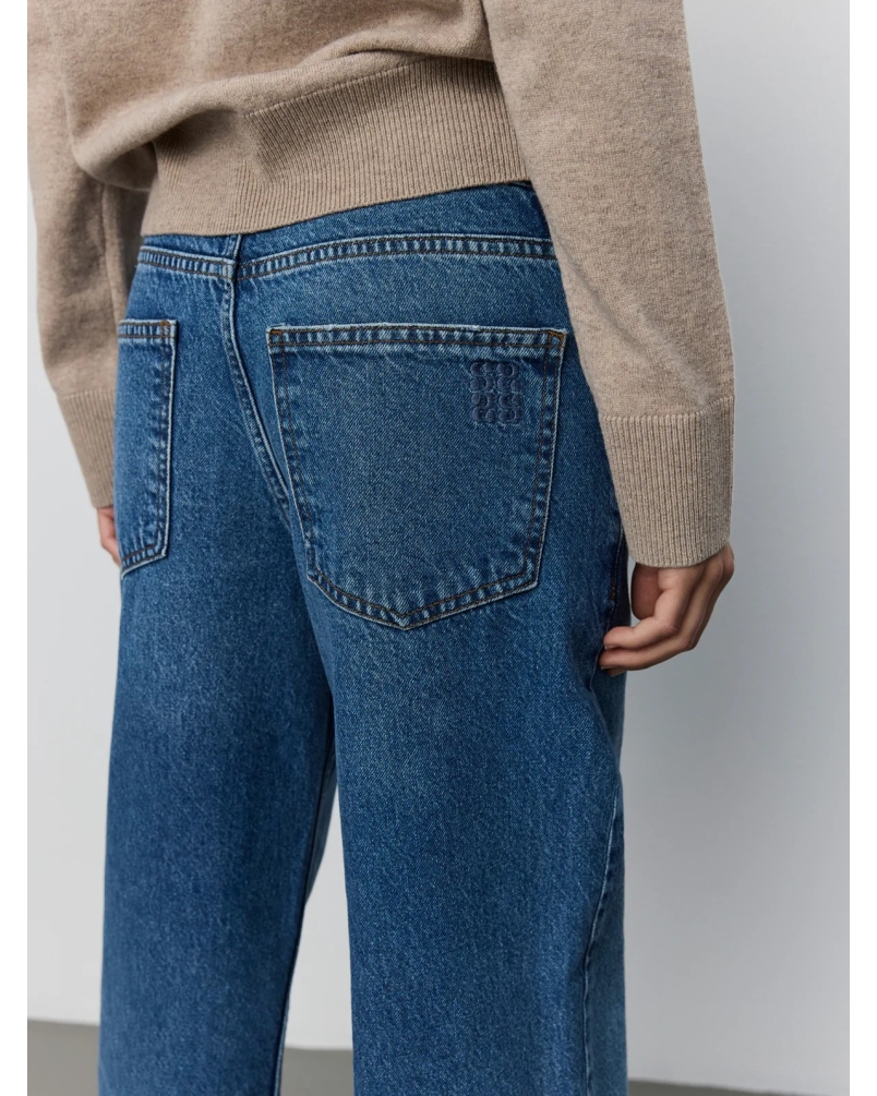 Sofie Schnoor Rio mid waist jeans denim blue -2