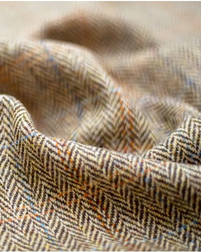 Wellington of Bilmore London sand herringbone