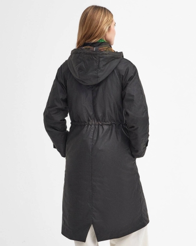 Barbour Long Cannich wax coat olive