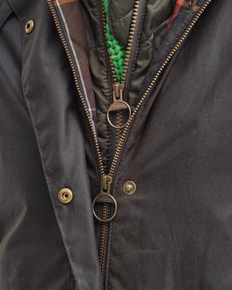 Barbour Long Cannich wax coat olive