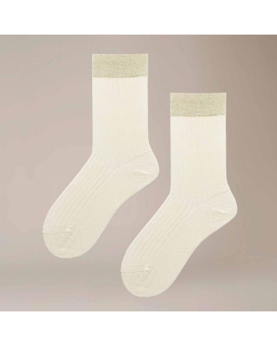 Kunert Fantastic Rib sokken offwhite