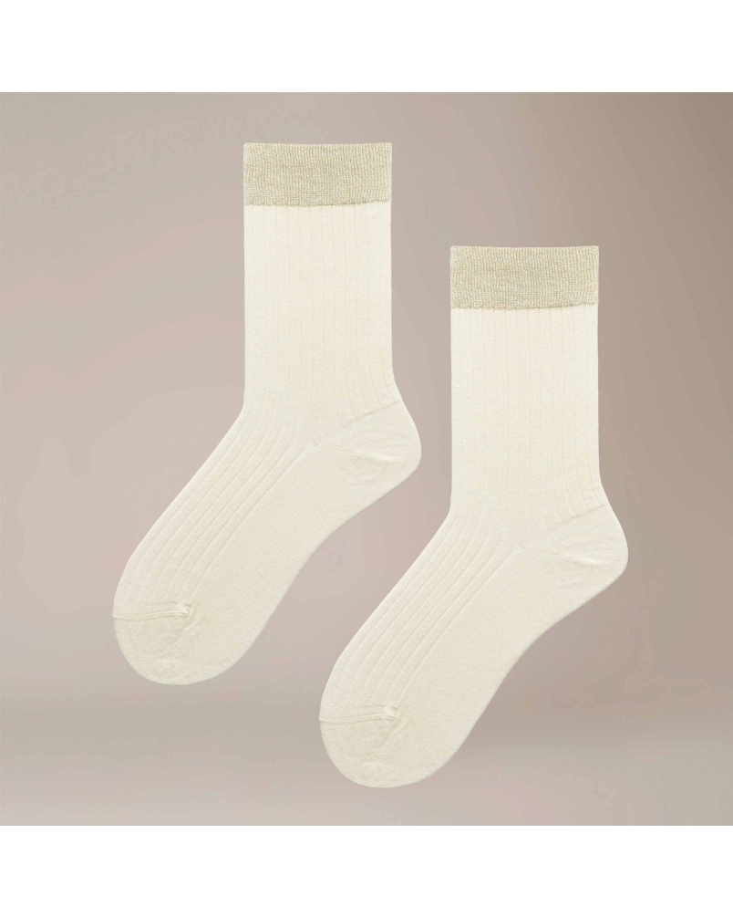 Kunert Fantastic Rib sokken offwhite