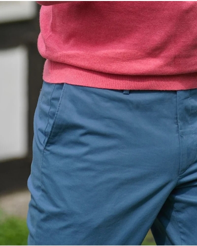 Wellington of Bilmore Mr. Jones fine men's chino blue